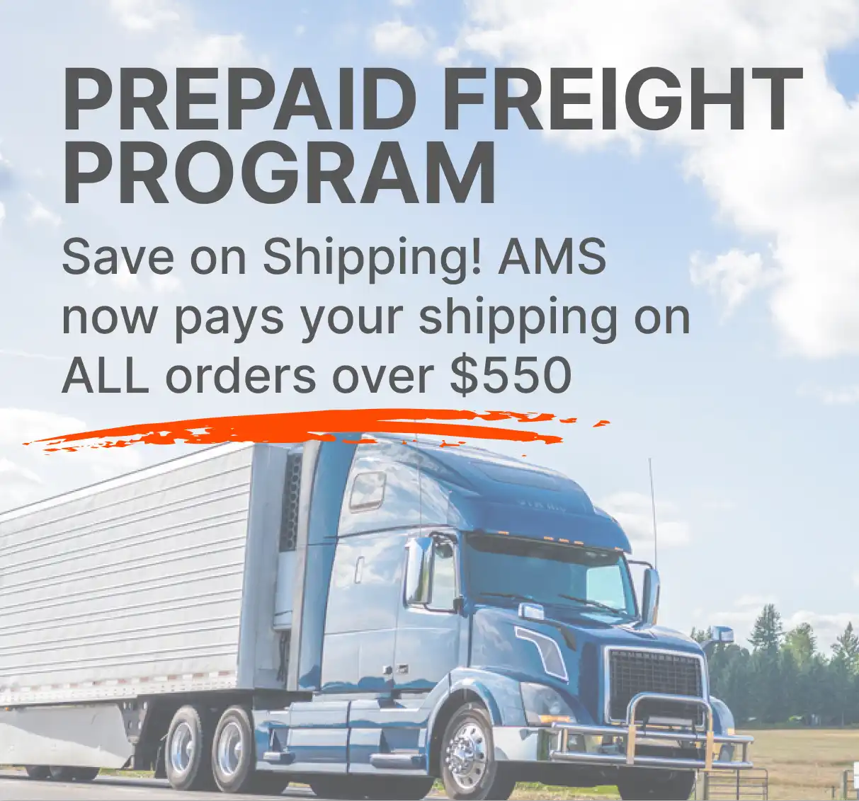 Prepaid Freight Program